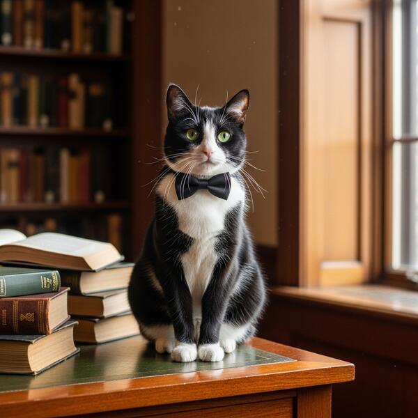Oreo the Tuxedo Cat